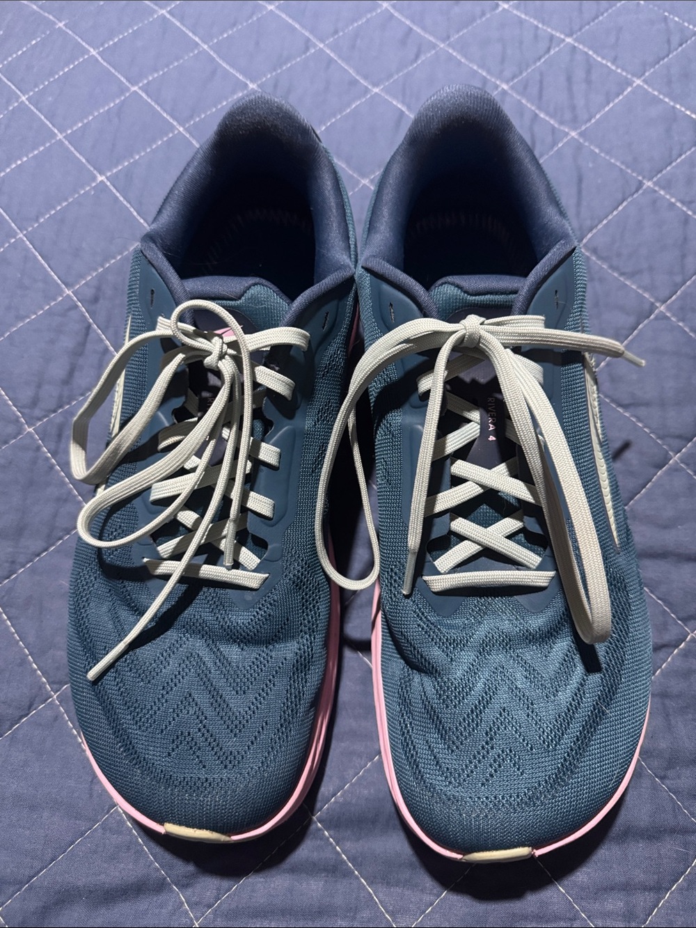 Altra Women’s Teal/Blue Athletic Shoes with Pink Midsole